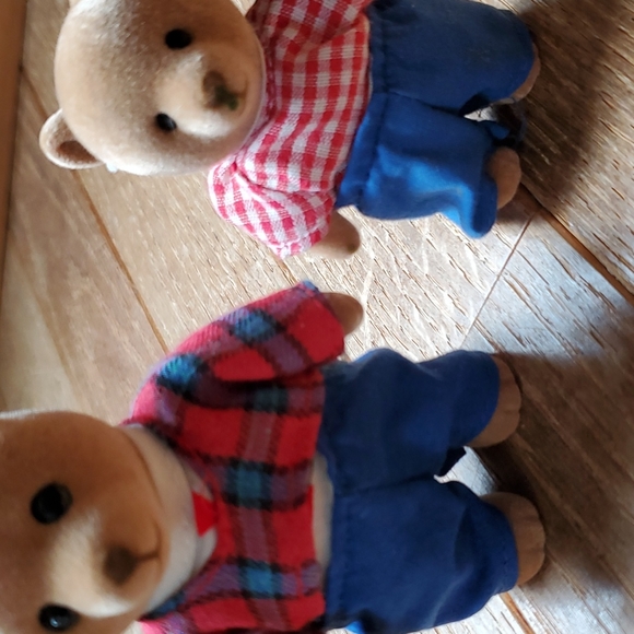 VINTAGE "Best Friends" Bear and Raccoon Set - Picture 8 of 8